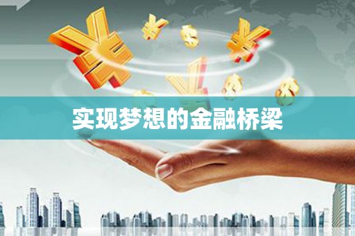 玉井实现梦想的金融桥梁