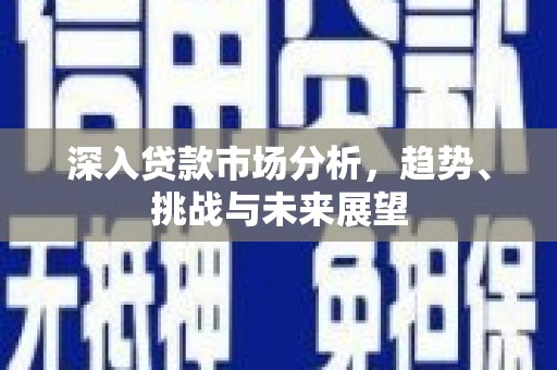 玉井深入贷款市场分析，趋势、挑战与未来展望