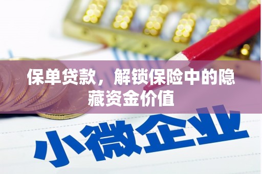 玉井保单贷款，解锁保险中的隐藏资金价值