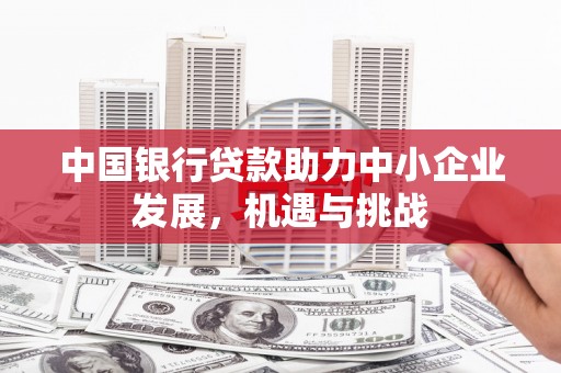 玉井中国银行贷款助力中小企业发展，机遇与挑战