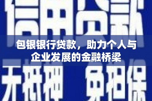 玉井包银银行贷款，助力个人与企业发展的金融桥梁