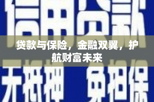 玉井贷款与保险，金融双翼，护航财富未来