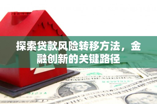 玉井探索贷款风险转移方法，金融创新的关键路径