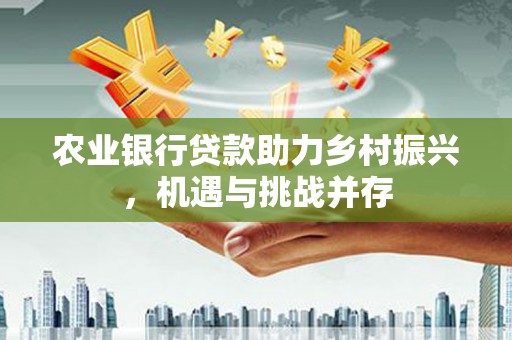 玉井农业银行贷款助力乡村振兴，机遇与挑战并存