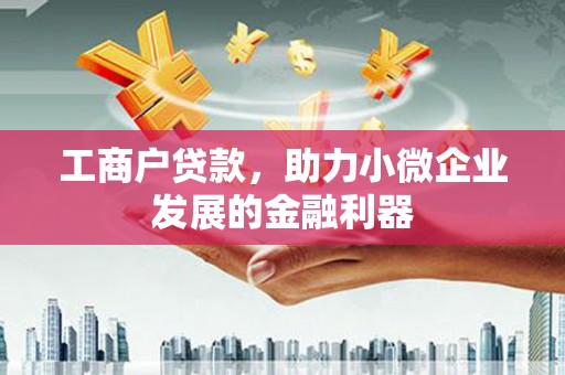 玉井工商户贷款，助力小微企业发展的金融利器