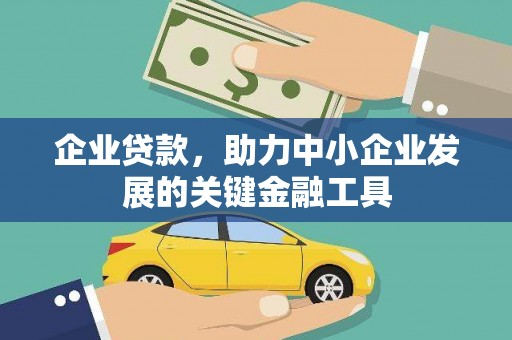 玉井企业贷款，助力中小企业发展的关键金融工具