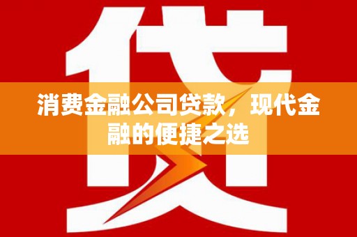 玉井消费金融公司贷款，现代金融的便捷之选