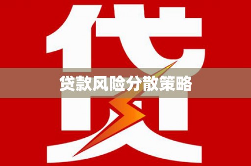 玉井贷款风险分散策略