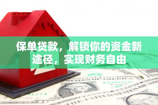 玉井保单贷款，解锁你的资金新途径，实现财务自由