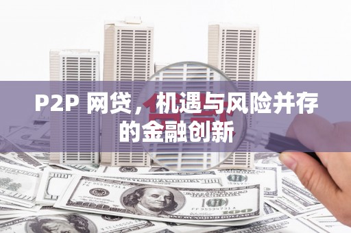 玉井P2P 网贷，机遇与风险并存的金融创新